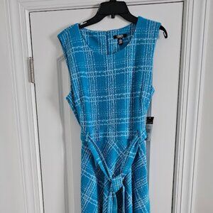 Chaps Ralph Lauren Blue Dress, NWT SIze 16